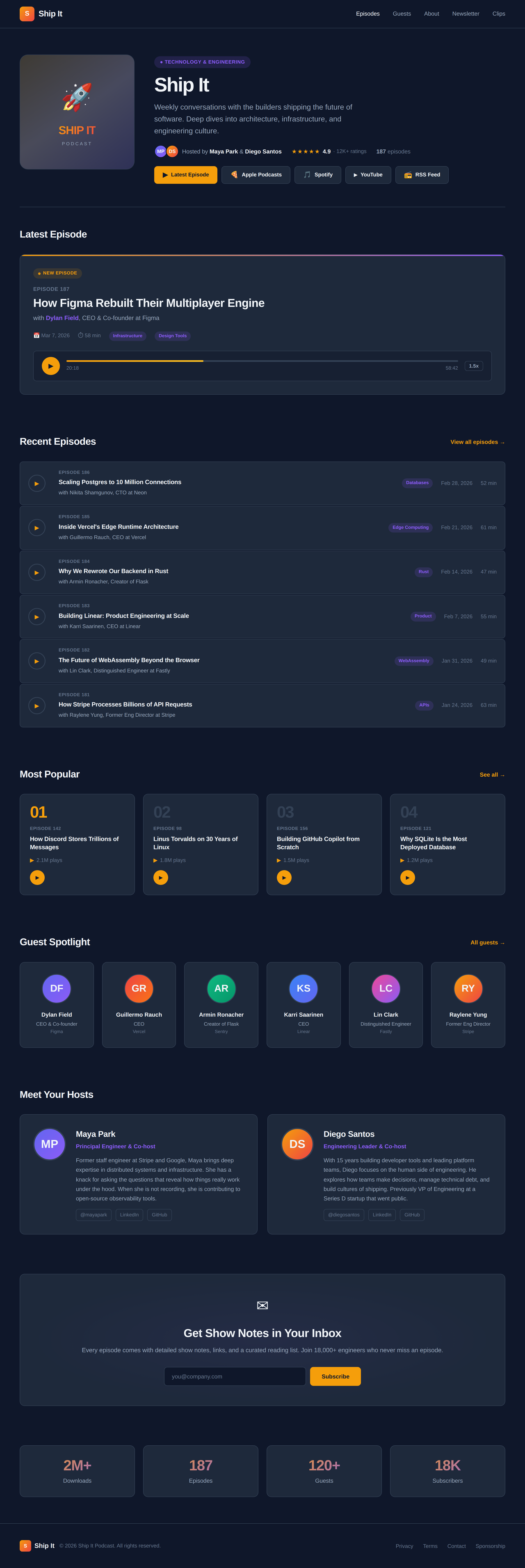 podcast show page generated by Claude