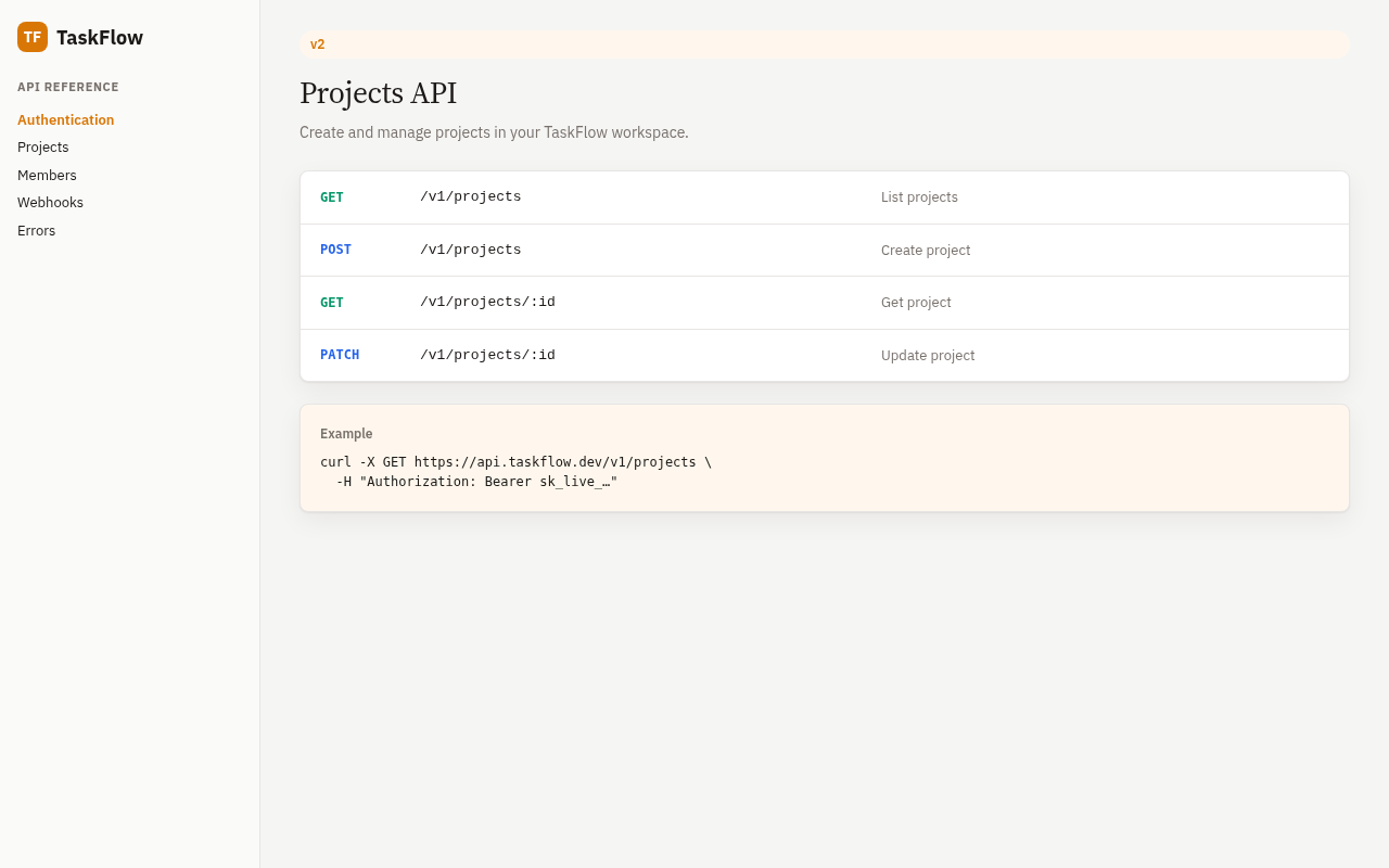 saas api documentation generated by Claude